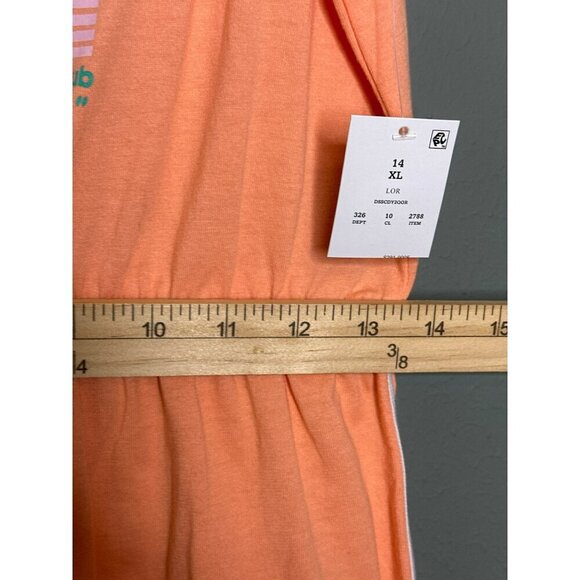 Disney Big Girls XL 14 Mickey Minnie Mouse Palm Springs Tennis Club Romper Short - Picture 7 of 10